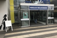 Eingangsbereich beim ALDI