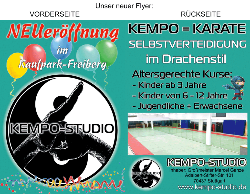 Unser neuer Flyer