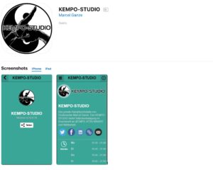 Für Apple: KEMPO-STUDIO-APP