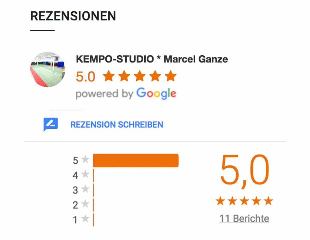 Rezensionen auf Google: 5,0