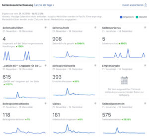 Facebook-Insight-Statistik